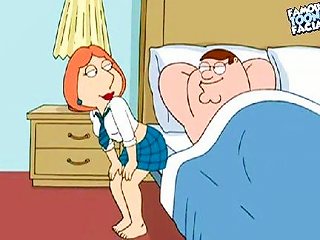 Peter And Lois From Family Guy Engaging In Sexual Activity